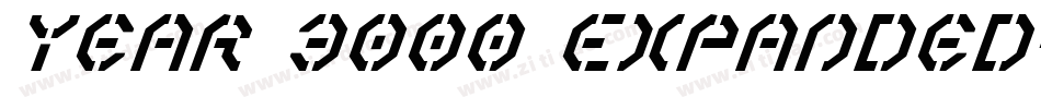 Year 3000 Expanded字体转换